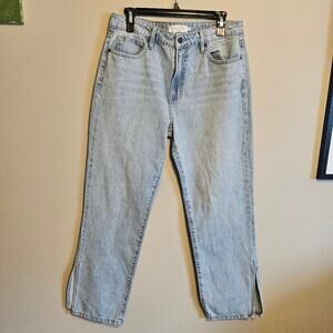 Hidden Light Wash Straight Leg Jeans 100% Cotton Size 29